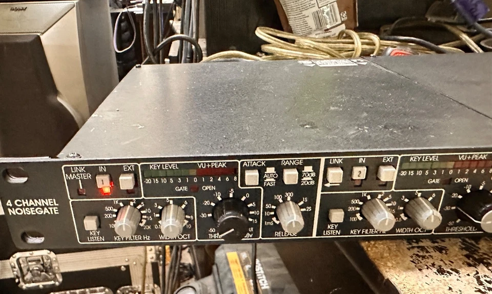 BSS Audio DPR 504 Quad 4 Channel Noise Gate - CH. 3 & 4 Not Working - READ - Image 2 of 4