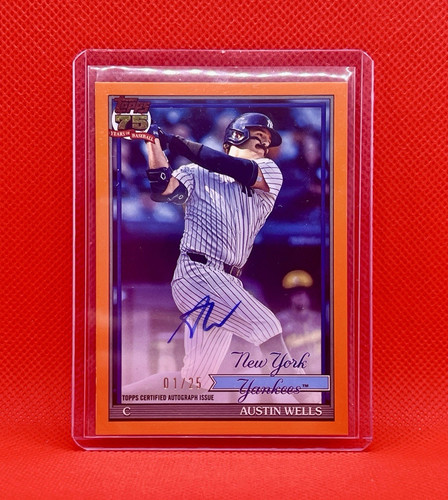 2026 Topps Series 1 Austin Wells Red Foil (RAW)