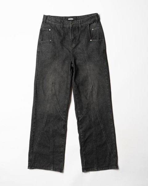 Men Vetements Jeans Black Cotton 30 / S / 44