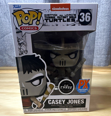 Funko Pop! Comics Casey Jones #36 Teenage Mutant Ninja Turtles PX Previews Chase