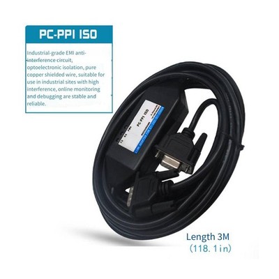 PC-PPI ISO Cable for Siemens S7-200 PLC Programming Opto-Isolation