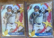 Shohei ohtani 2025 topps stars of the MLB Lot of 2 Panini select los Angeles 