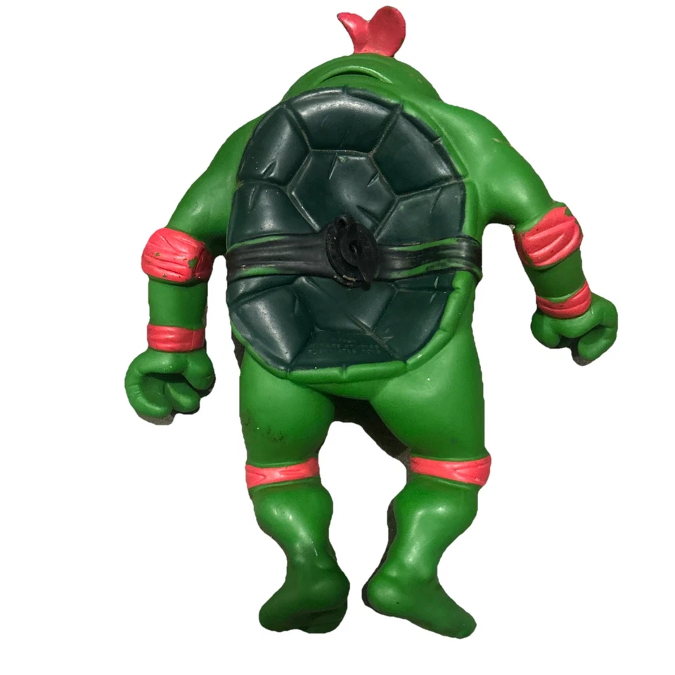 Raro 1992 TMNT Raphael My First Water Baby Ninja Turtles banho plugue solto - Imagem 2 de 4