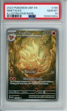 PSA 10 - Ninetales 199/197 - Obsidian Flames Illustration Rare