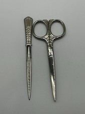Vintage Scissors And Letter Opener - Made In Germany - 4 Inches