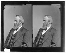 Photo:Rutherford B Hayes 1870s President Portrait Studio Photograph