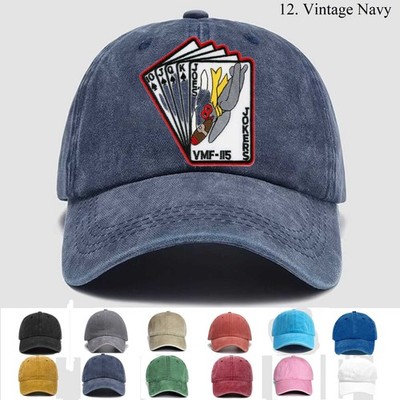 Customized Embroidered Hat Fighter Attack Squadron 115 Vmf-115, Trucker Hat