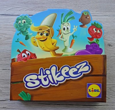 Lidl Stikeez 2018 Obst Gemüse nicht komplett, Sammelbox 22 Figuren Würfel Gebr.