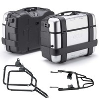 Givi TRK33 Seitenkoffer Satz Mit Rahmen FüR Triumph Bonneville T120 2018-2019