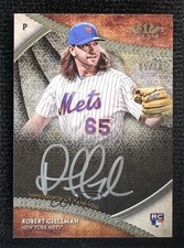2017 Topps Tier One Break Out Silver Ink 5/10 Robert Gsellman #BOA-RGE Auto 9hx