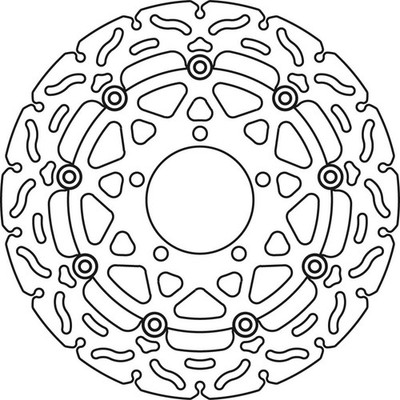TRW Bremsscheibe (für: Kawasaki ZX-6R (636) Ninja ZX636C 05-06 vorne )