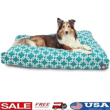 Rectangle Dog Bed Washable Non Slip Comfy Pet Bed Removable Cover Easy Clean New