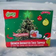 GRINCH Animated Tree Topper Mr Christmas 2025...