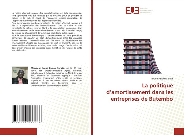 Bruno Paluku Sarata | La Politique D'amortissement Dans Les Entreprises De...-image
