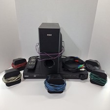RCA RTD3136 100W 5.1 DVD Home Theater System w/Subwoofer - Complete Set Tested