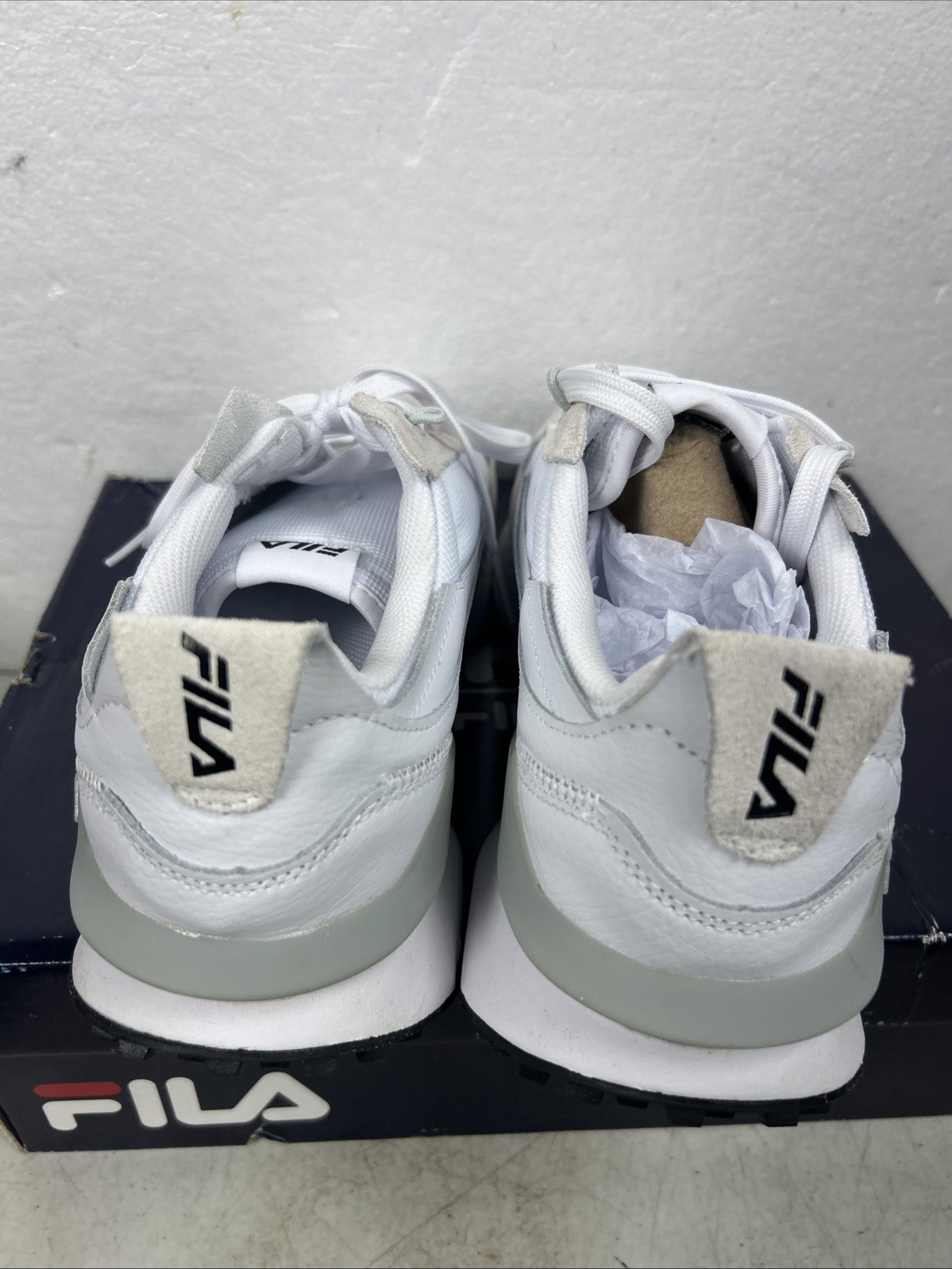 Fila Renno N Generation Patched White/Grey Mens Size 12 image 7