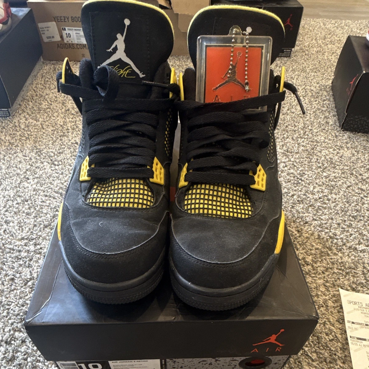 Las mejores ofertas en Jordan 4 Retro Low Thunder | eBay
