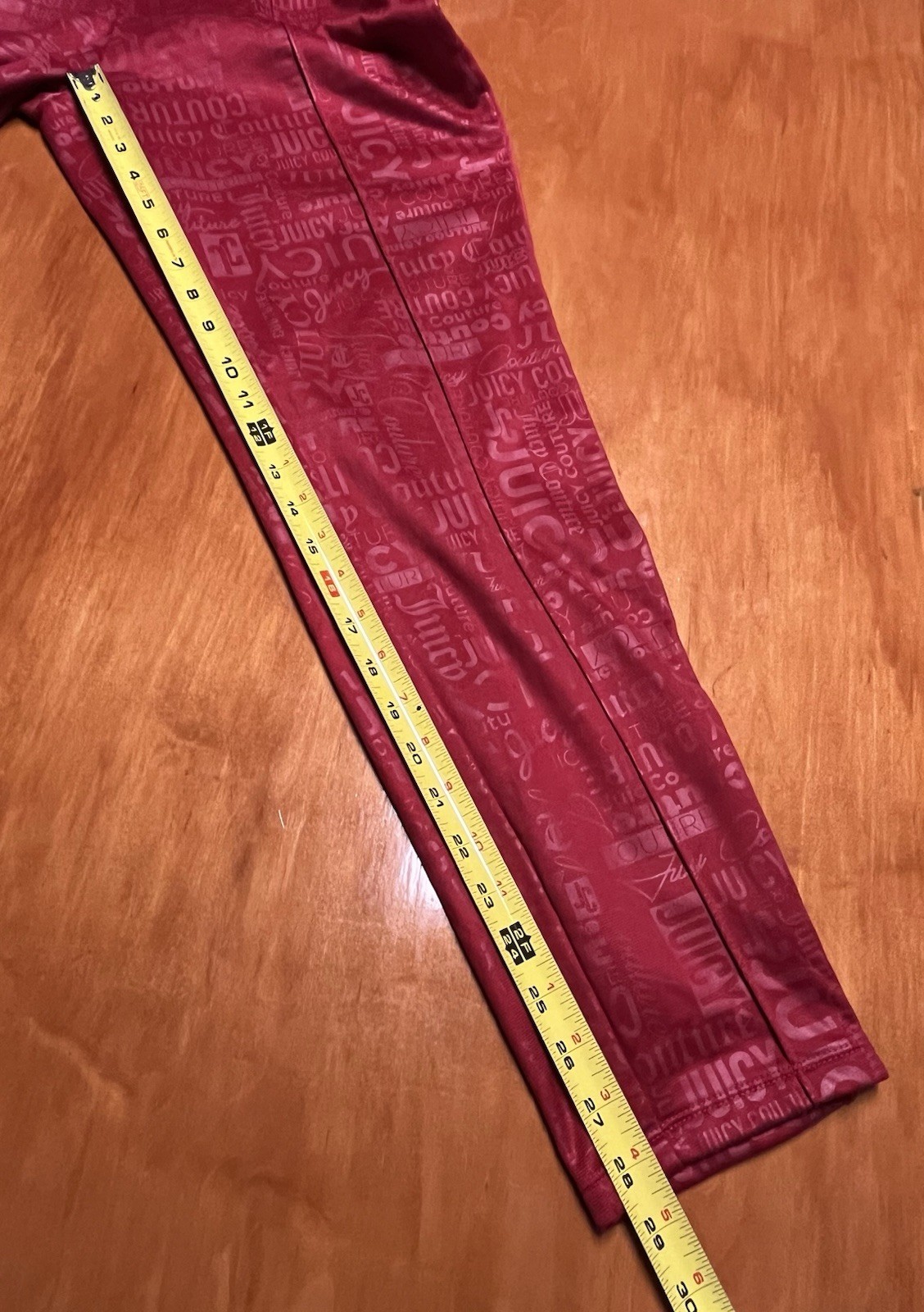 Juicy Couture Ruby Red Script Branded Track Pants… - image 8