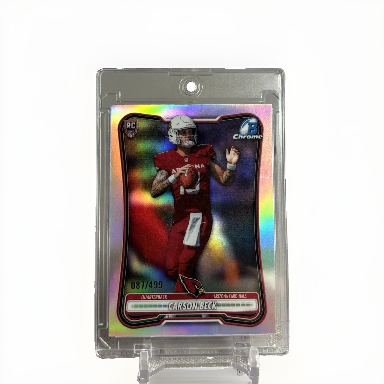 2026 Bowman Chrome BCV-105 Carson Beck Refractor /499