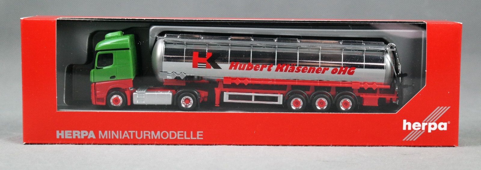 HERPA 315395 H0,1:87 MB Actros Aero Tanksattelzug ""Hubert Kläsener"" NEUWARE!