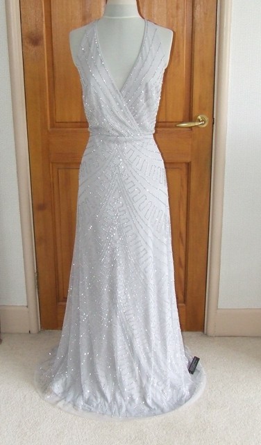 jenny packham silver dress