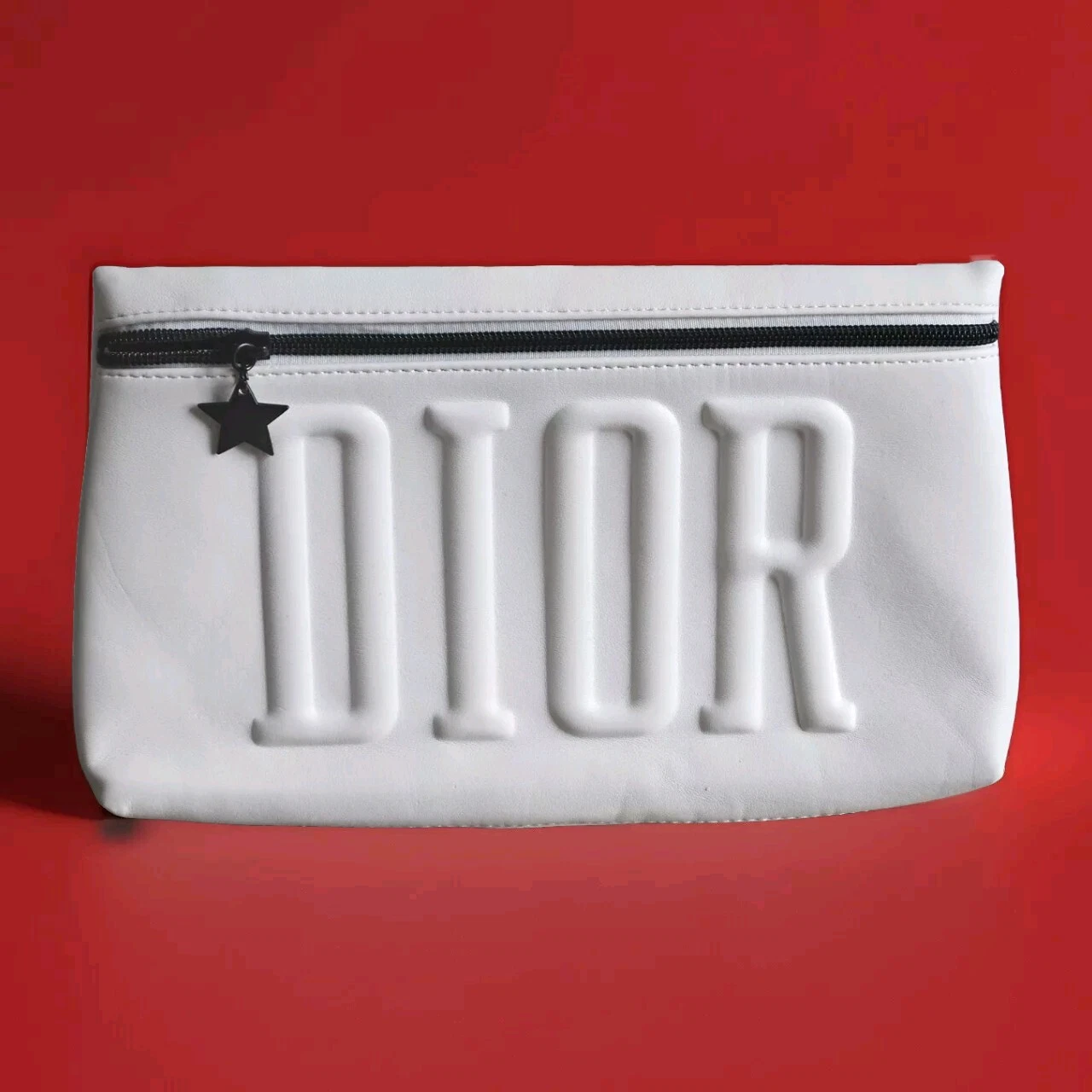 Pochette pochette de voyage maquillage cosmétique logo blanc DIOR Beauty