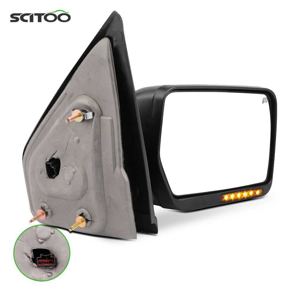 neer  ① Scott Drake 1964-1966 Ford Mustang Outside Mirror Round C3RZ