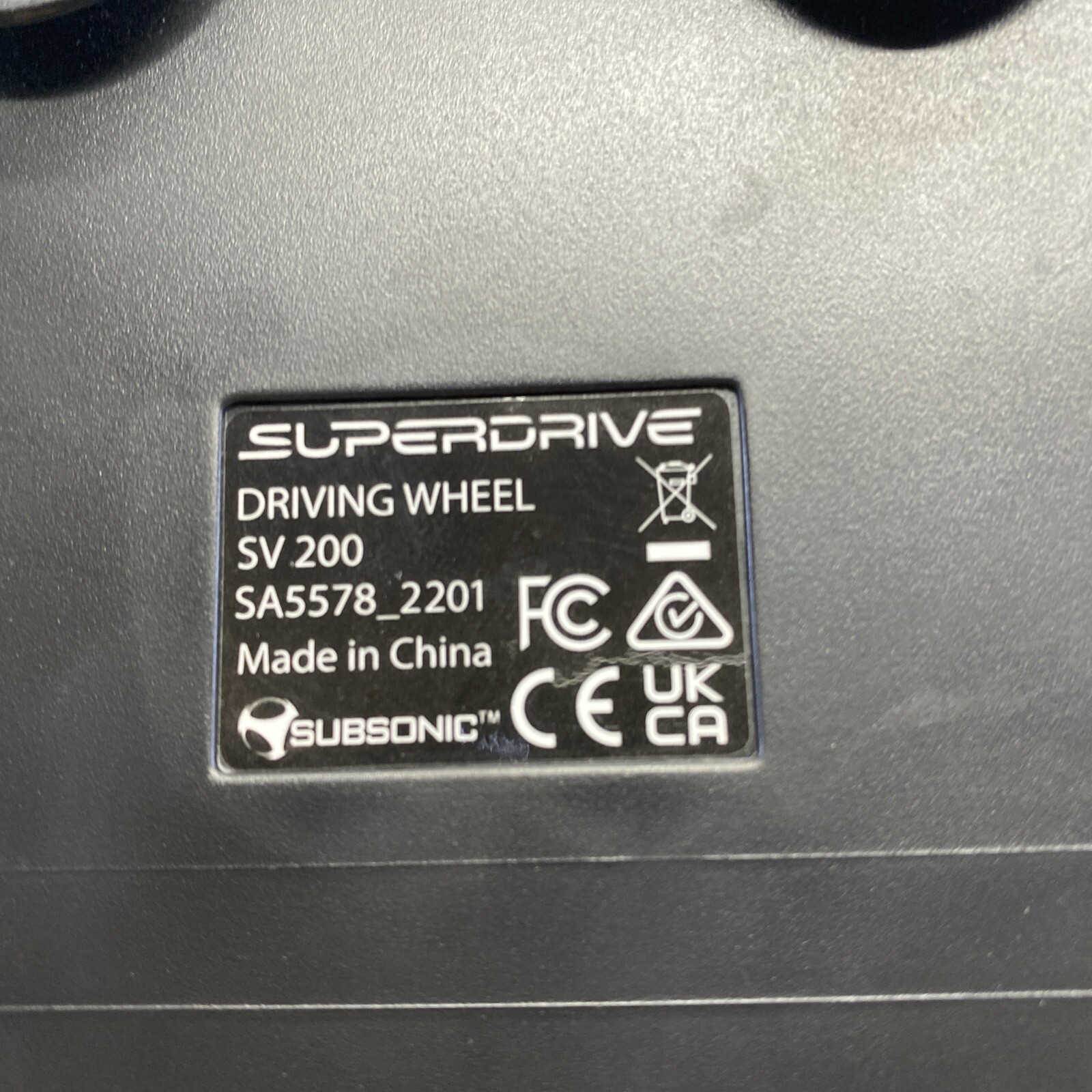 Superdrive Racing Steering Wheel Driving Wheel SV200 with Pedals eBay