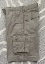 Boys Magellan Outdoors Tan Khaki Cargo Fishing Shorts Size 8