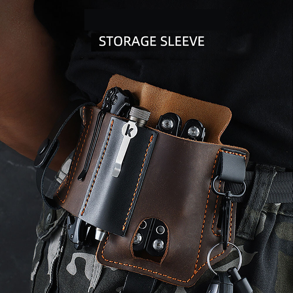 Leather Tactical Tool Holster Storage Holster Pliers Pocketknife