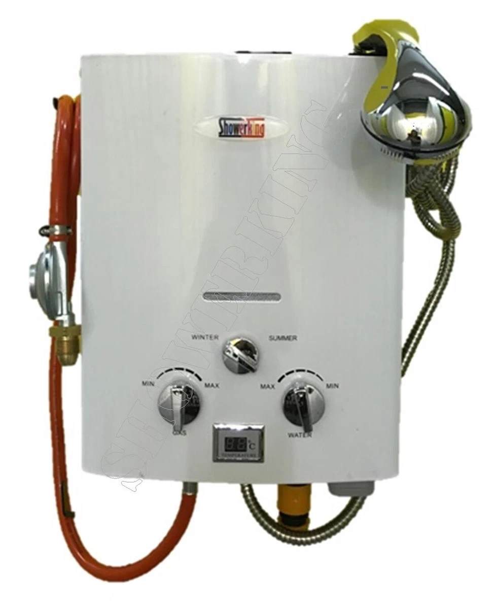 Camping Shower from Showerking L5/L10 ; LPG Hot Water for Camping; E5, L5  u0026amp; E10 | eBay
