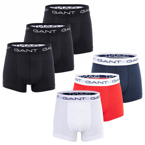 GANT Jóvenes Boxer Shorts, 3er Paquete - Boxer, Algodón Stretch, Monocromo - Photo 1 sur 13