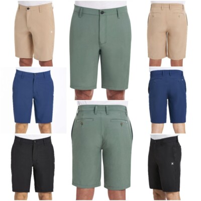 Herren Hurley Shorts Freizeit Hybrid schnell trocknend Stretch Walk Sommershorts UVP £35