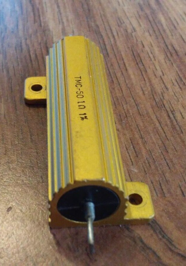 Vishay TMC50 Resistor, 1 Ohm 1, Wirewound, Industrial Power, Chassis