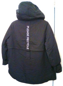 recycled capsule puffer jacket