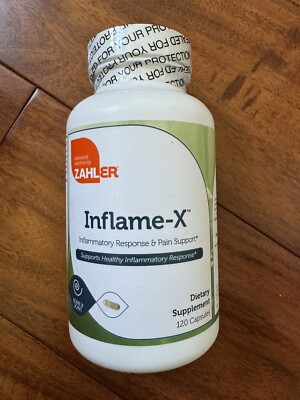 Inflame-X Inflame X Inflammatory Response & Pain Support, 120 Capsules Exp 09/26