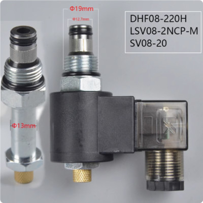 Hydraulic Solenoid Valve LSV2-08-2NCP-M Plug-in Lift Manual Lowering Unloading