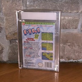 New NES Dig Dug 2 Factory Sealed H-Seam VGA 85+ Gold Graded 1989 Nintendo Game