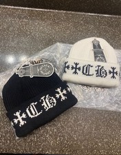 Mens Womens Chrome Cross CH Cashmere Beanie S...