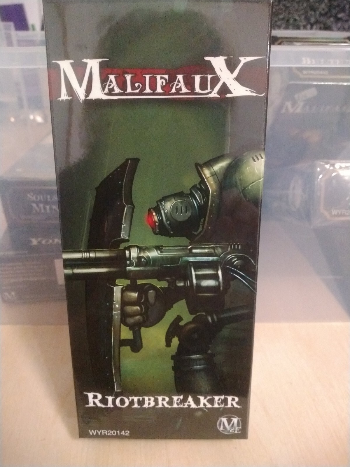 Malifaux RIOTBREAKER BNIB  2nd Ed WYRD Miniatures (WYR20142) with 3rd Ed Card