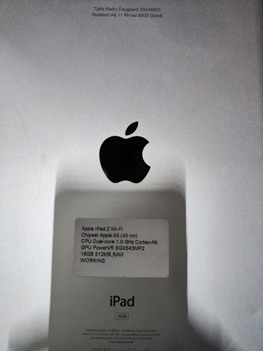 Apple iPad 2 Wi-Fi - 16GB Apple A5 Chipset 512MB RAM Used - Foto 10 di 12