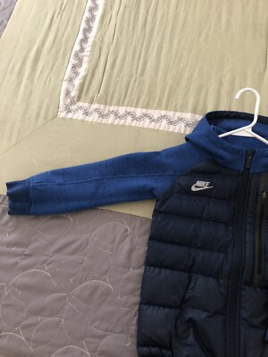 Nike BOYS Aeroloft Tech Full Zip Goose Down Jacket Coat Size XS (6