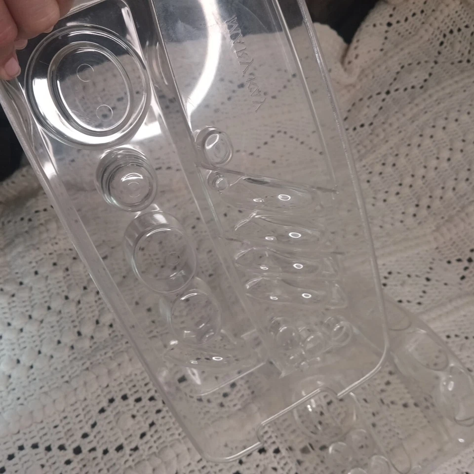 Dos grandes soportes de exhibición de cosméticos de maquillaje acrílico Mary Kay Consultant vendedor Foto 3 de 4