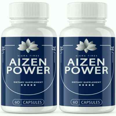 (2 Pack) Aizen Power Male Supplement for Drive & Energy