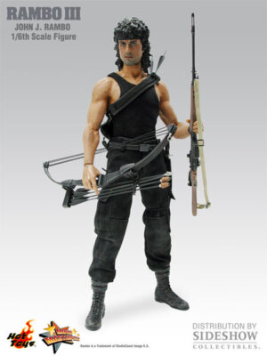 Hot Toys MMS 35 Rambo III 3 John J Rambo 1/6 Sylvester Stallone | eBay