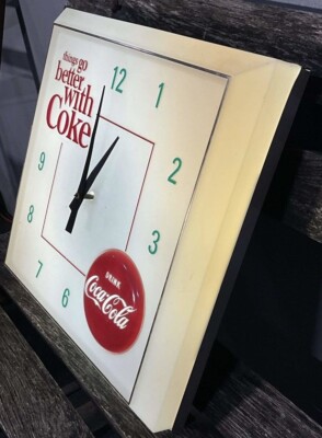 1960s THINGS GO BETTER WITH COKE COCA-COLA HANOVER ELECTRIC WALL