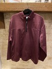 Callaway Pullover Men's Burgundy 1/4 Zip Sweater Casual Golf Activewear Size XL