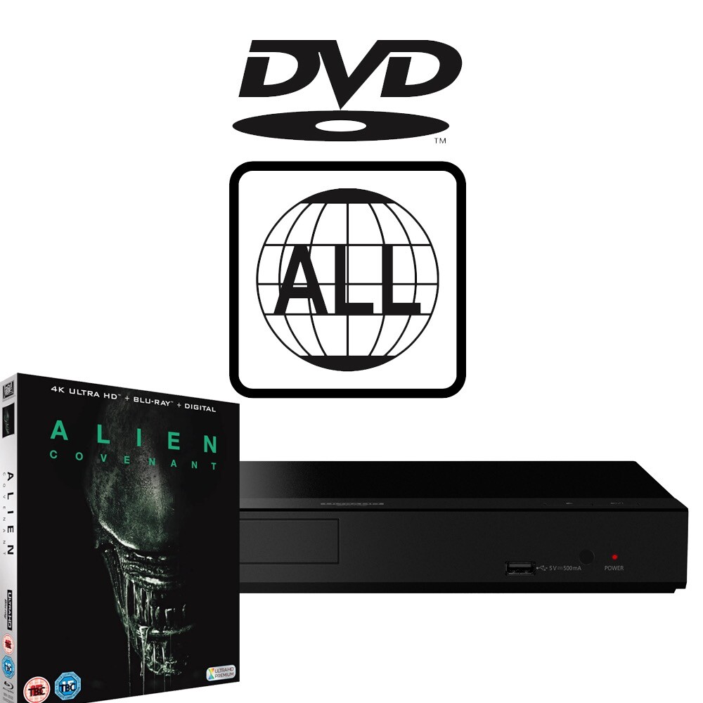 Panasonic Blu-ray Player DP-UB150 MultiRegion for DVD 4K & Alien Covenant UHD