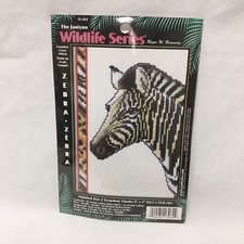 Cross Stitch - The Janlynn Wildlife Series By Roger W. Reinardy 13-264 Zebra