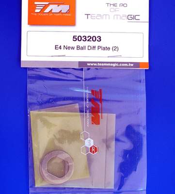 Team Magic E4 New Ball Diff Platte (2) 503203 Modell